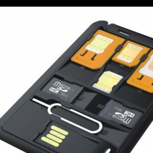 5 az 1-ben mini SIM kártya átalakító adapter készlet, micro SD-kártyaolvasó