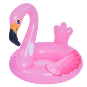 Flamingó úszó sziget, strandmatrac – 110x104x94 cm