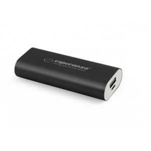 Esperanza Power Bank 4400MAH fekete