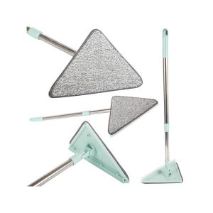 Háromszög alakú kihúzható mop squeegee – Többfunkciós takarító eszköz minden korosztálynak.