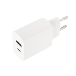 Home SA 20QCPD 2in1 gyorstöltő, 20 W, QUICK CHARGE, POWER DELIVERY, hagyományos gyorstöltőként is működik, USB-A és USB-C csatlakozás